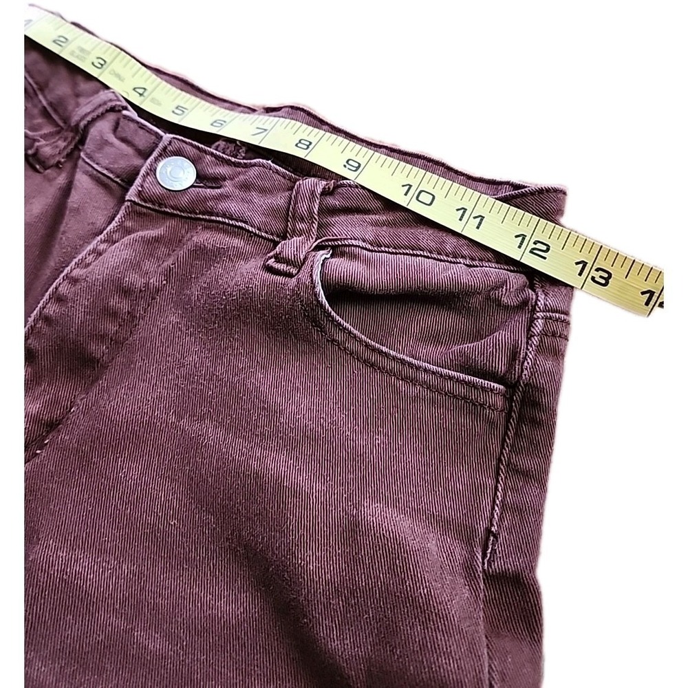 Flare Jeans Women Size 6 Brown High Waisted Retro Boho Fall Neutral Minimalist - Picture 4 of 7